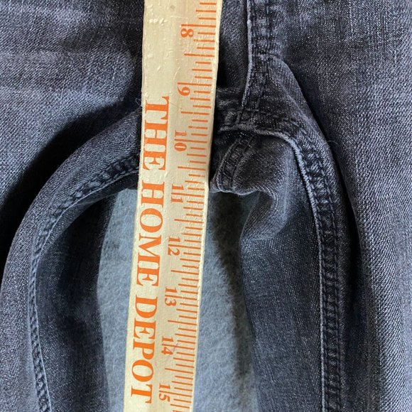 Vintage Brass Slim Straight Jeans 32x32 Men's Denim Gray Adults Zipper Fly - Picture 5 of 10